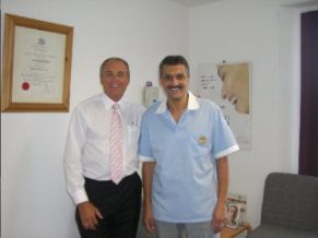 Dr Hassan El-Nashar with Richard Mason